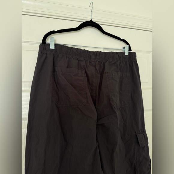 Aerie Black Cargo Jogger Pants | 100% Cotton | XL - Picture 7 of 8